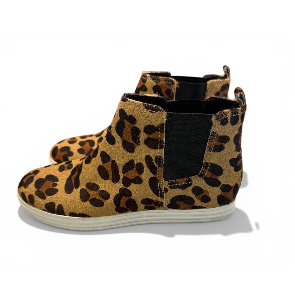 Wmns Aerosoles 10M Leopard/Animal Print‎ Cow's Hair Chelsea Ankle Boot/Sneakers